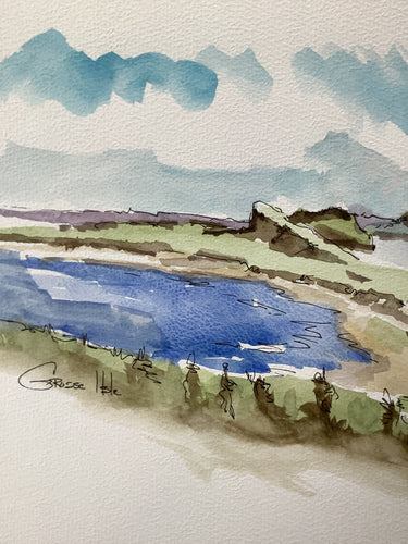 A windy day on Gros Isle