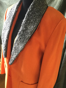 Ladies apricot wool blazer