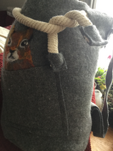 wool felt backpack