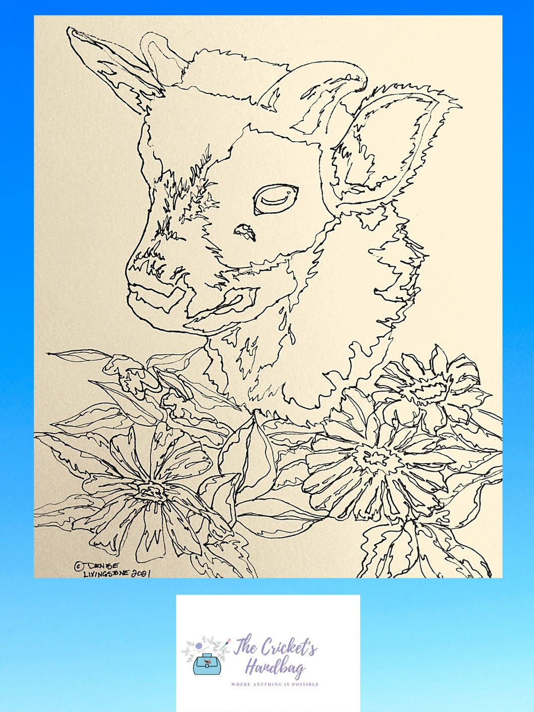 Skippy Colouring In Free Colouring Page - Skippy – Denise Livingstone Contemporary Artist