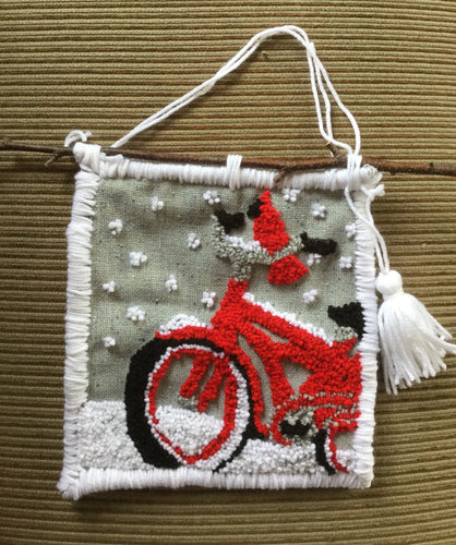 Cardinal and Bicycle pattern