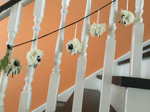 five foot long sheep garland